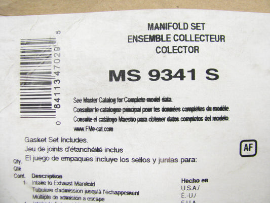 Fel-Pro MS9341S Intake & Exhaust Manifold Combo Gasket 1950-70 I.H.C 220 240 264