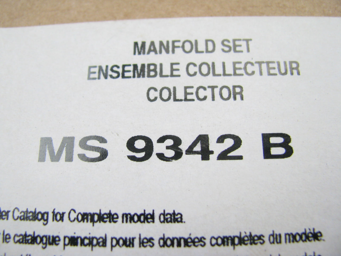 Fel-pro MS9342B Exhaust Manifold Gasket Set