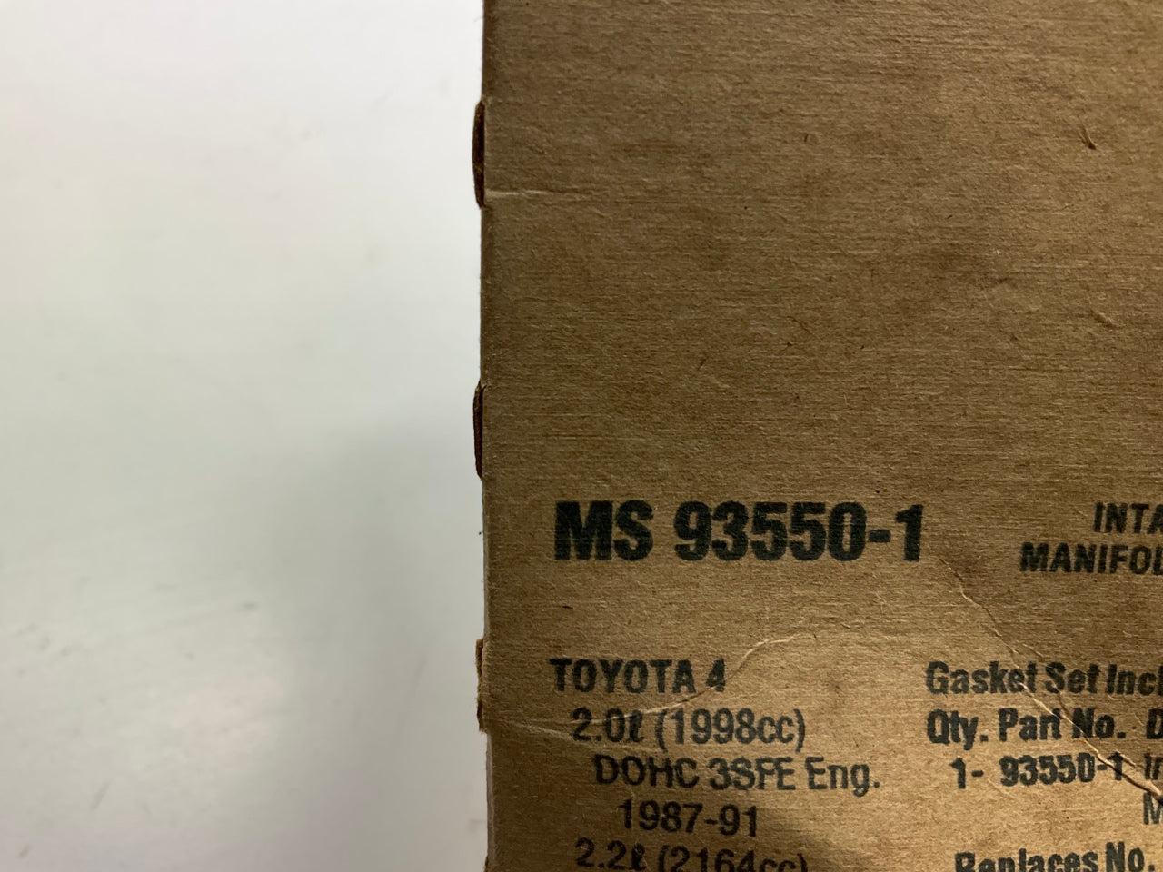 Fel-Pro MS93550-1 Intake Manifold Gasket For 1987-2001 Toyota 2.0L 2.2L