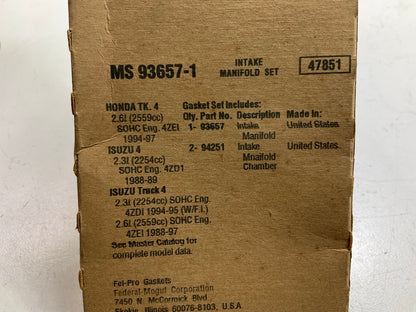 Fel-pro MS93657-1 Engine Intake Manifold Gasket Set