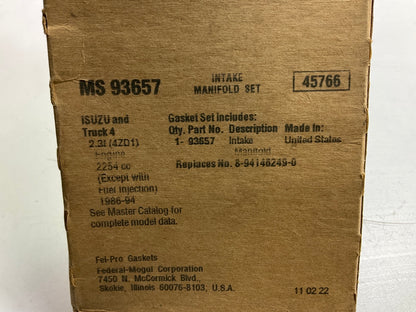 Fel-pro MS93657 Upper Engine Intake Manifold Gasket