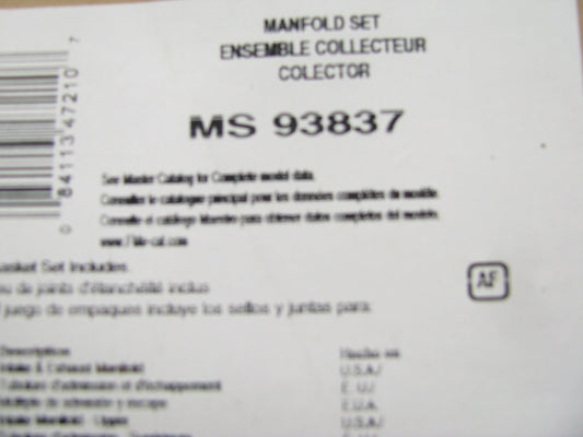 FEL-PRO MS93837 Intake Exhaust Manifold Gasket For 1987-1996 Ford 300 4.9L