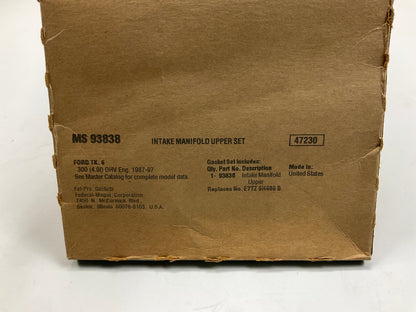 Fel-Pro MS93838 Fuel Injection Plenum Gasket 1987-96 Ford 4.9L 300 I6
