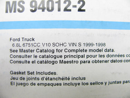 Fel-pro MS94012-2 Engine Intake Manifold Gasket Set For 1999 Ford 6.8L-V10
