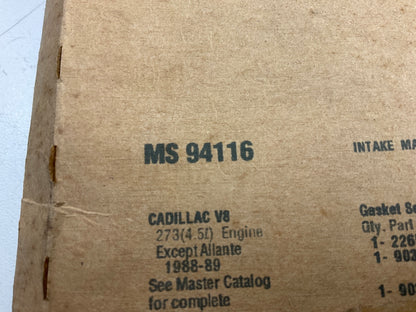 Fel-Pro MS94116 Engine Intake Manifold Gasket - 1988-1989 Cadillac 4.5L V8