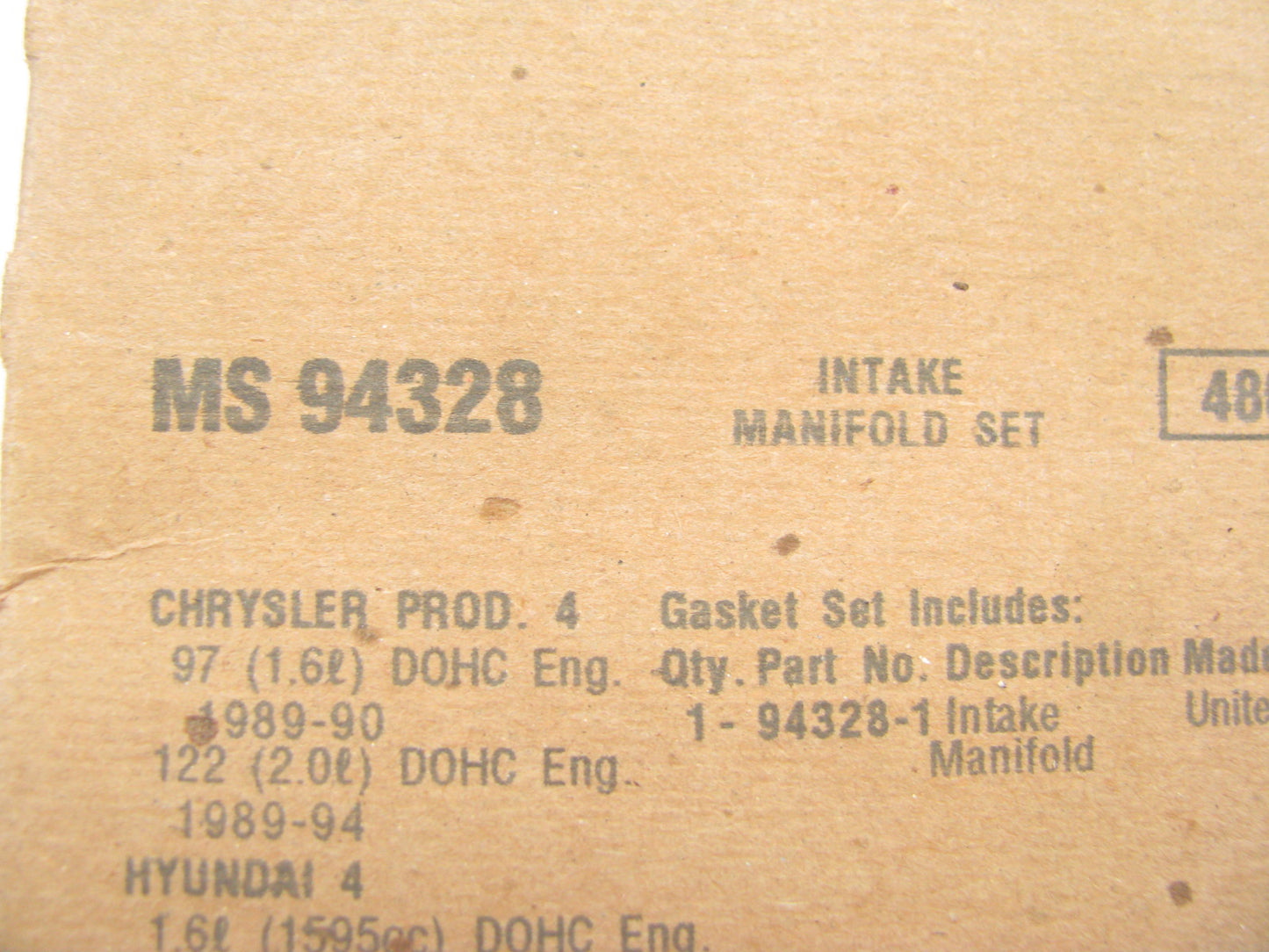 Fel-pro MS94328 Engine Intake Manifold Gasket