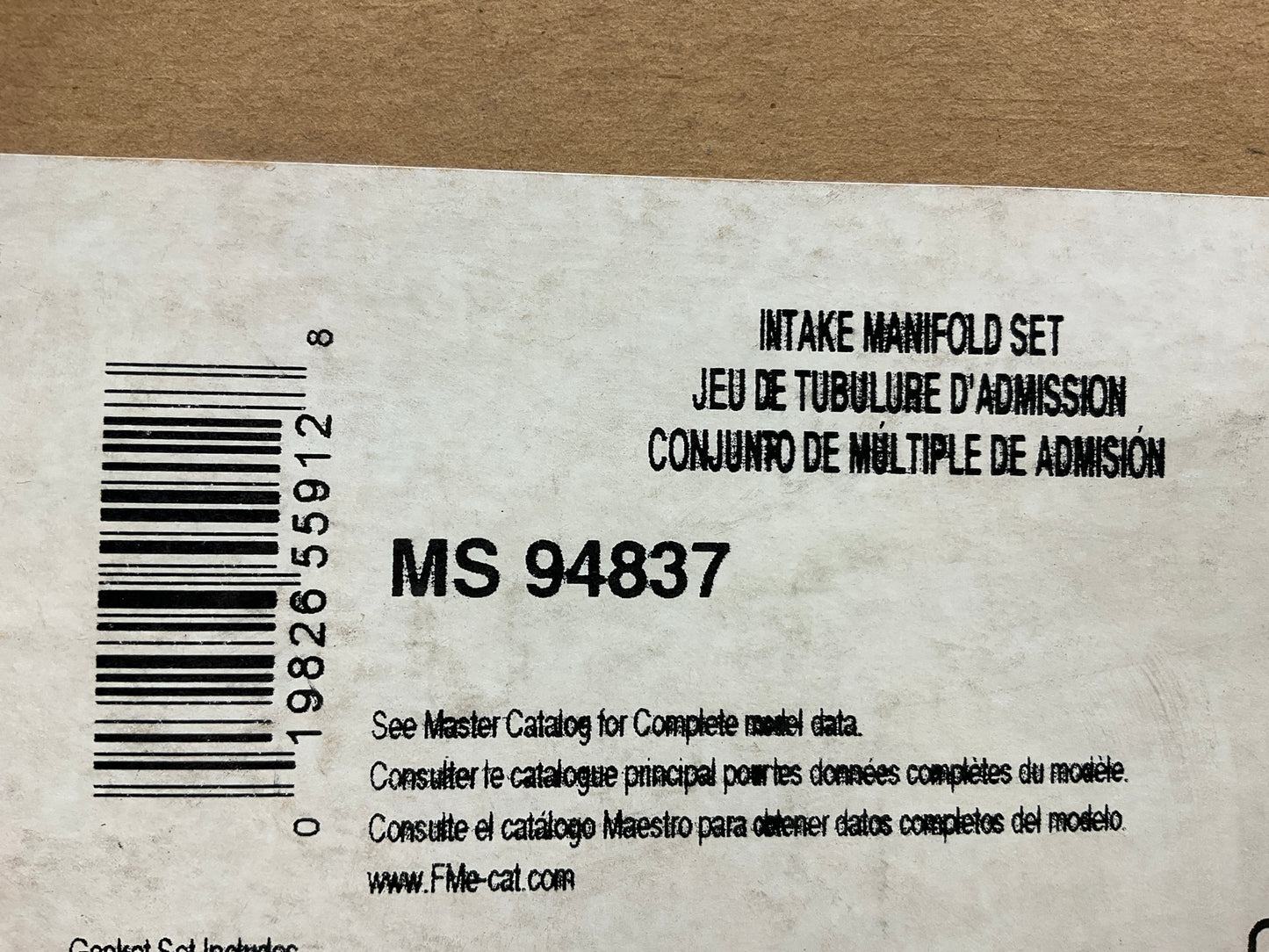 Fel-Pro MS94837 Fuel Injection Plenum Gasket Set  For 1990-91 Honda Prelude 2.1L