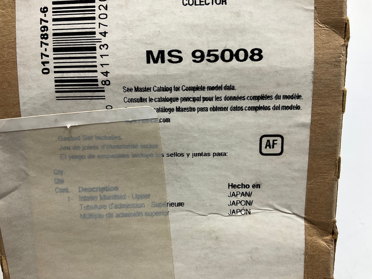 Fel-pro MS95008 UPPER Plenum Gasket For 1991-1999 Mitsubishi 3000GT
