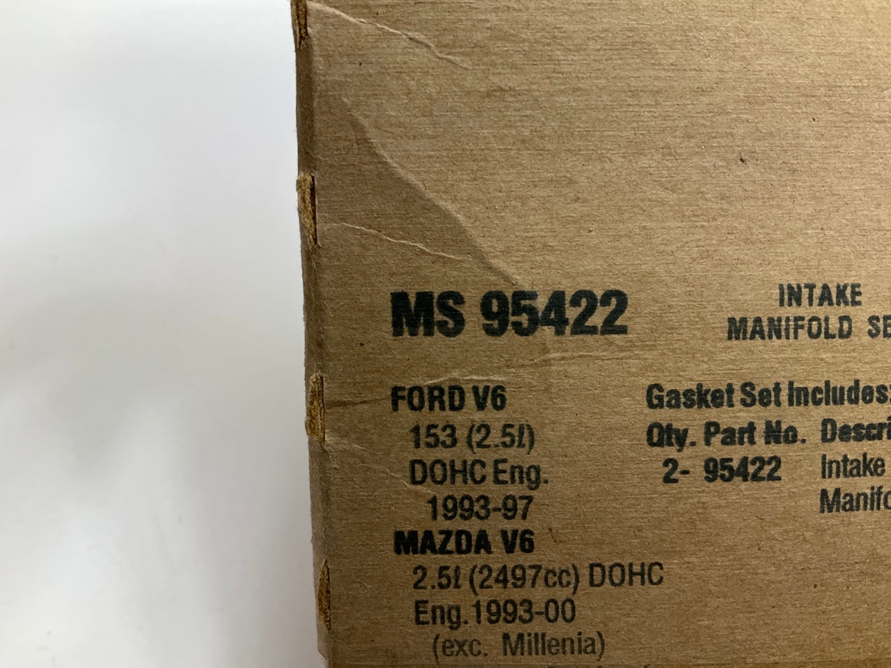 1993-1997 Ford Probe GT 2.5L V6  Intake Manifold Gasket Set - Fel-pro MS95422