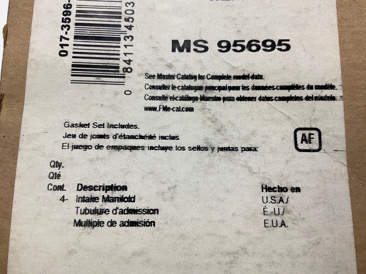 Fel-pro MS95695 Engine Intake Manifold Gasket Set For 1995-2004 Dodge 2.0L