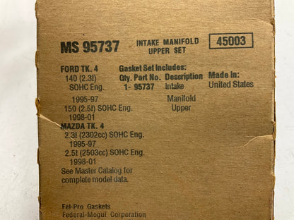 FEL-PRO MS95737 Fuel Injection Plenum Upper Gasket 95-01 Ford Mazda 2.3L 2.5L L4