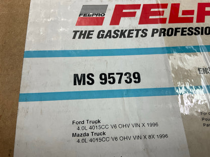 Fel-p=Pro MS95739 LOWER Intake Manifold Gasket Set 1996 Ford Mazda 4.0L V6