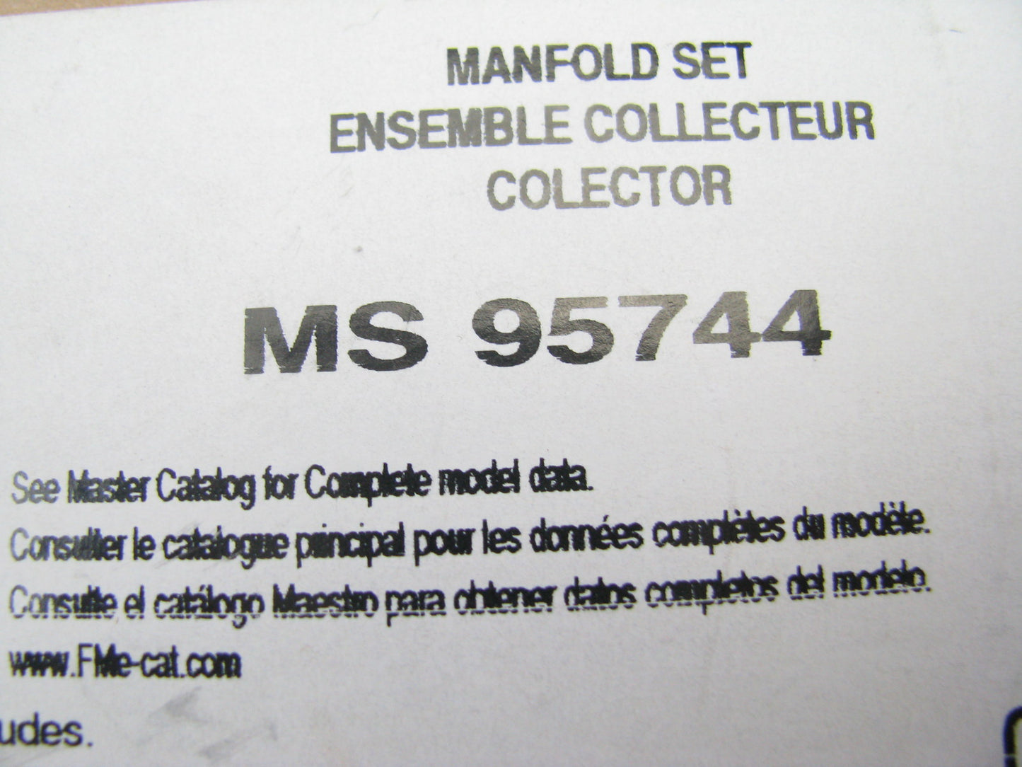 Fel-pro MS95744 UPPER Fuel Injection Plenum Gasket Set 96-05 Buick Chevy 3.8L V6