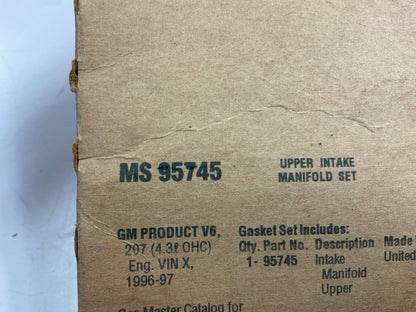 Fel-Pro MS95745 UPPER Intake Fuel Injection Plenum Gasket - 1996-1997 GM 3.4L V6