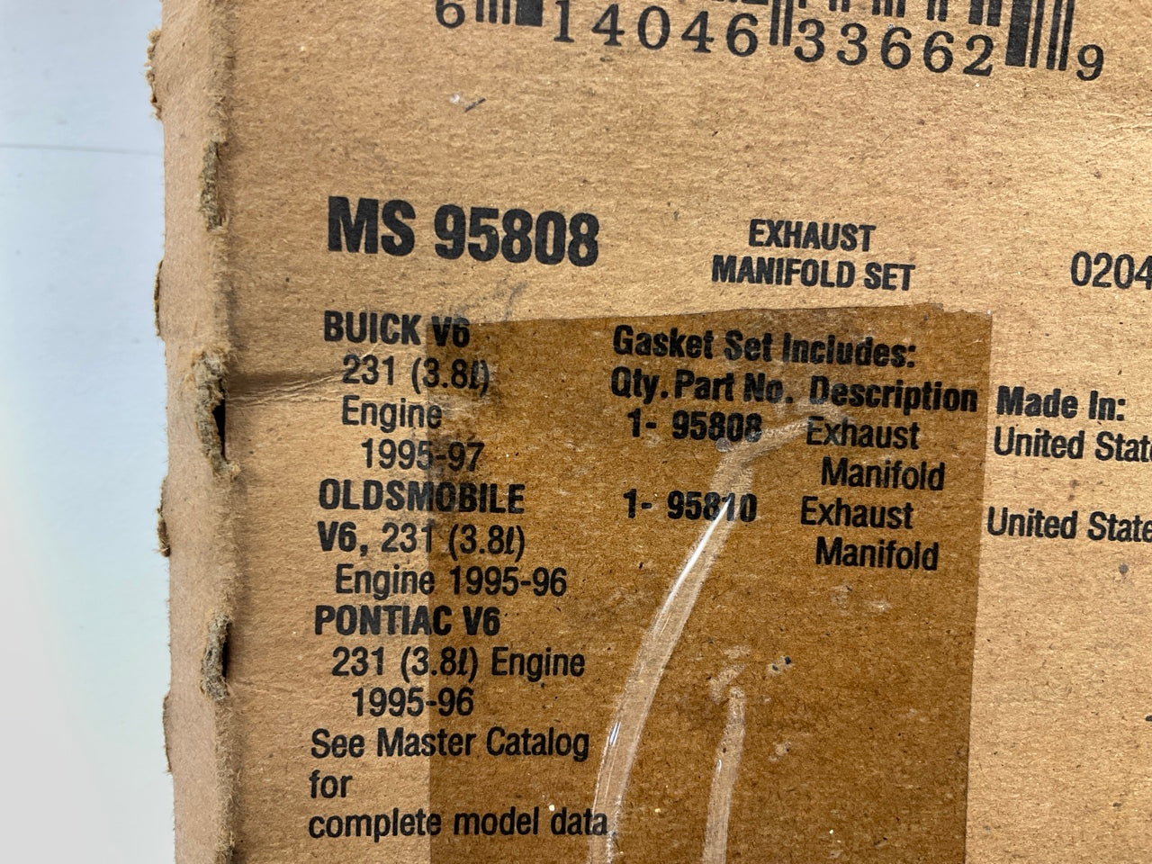 Fel-pro MS95808 Exhaust Manifold Gasket Set 96-05 Buick Pontiac 3.8 Supercharged