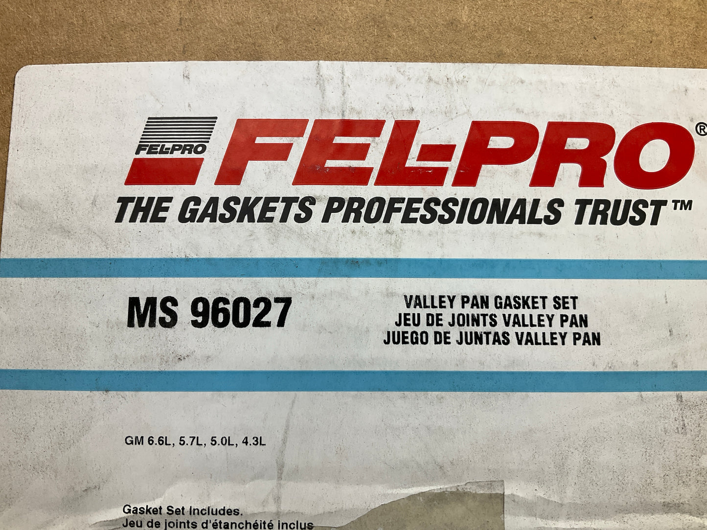 Fel-pro MS96027 Valley Pan Gasket (NO OTHER PARTS COMES AS SHOWN) - OLDS 350 403