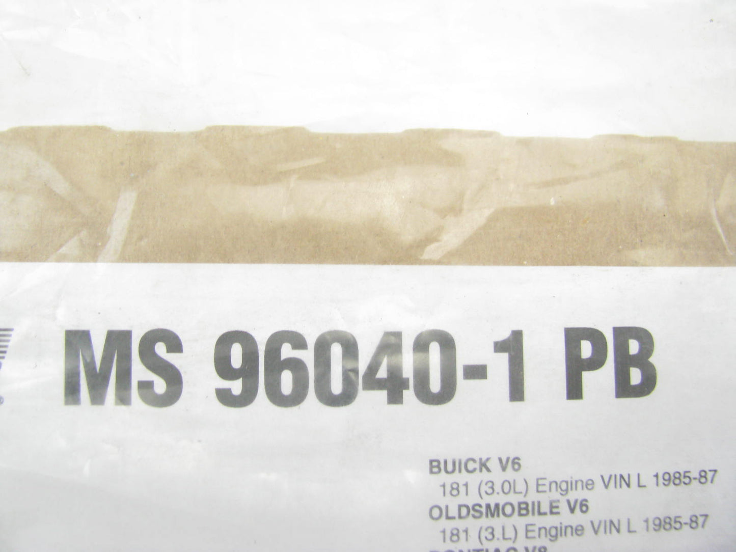 Fel-pro MS96040-1 Intake Valley Pan Gasket Set For 1985-1988 GM 3.0L-V6