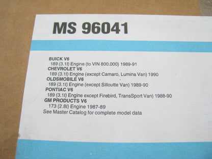 Fel-Pro MS96041 Intake Manifold Gasket Set - GM 87-89 173 2.8L, GM 189 3.1L V6