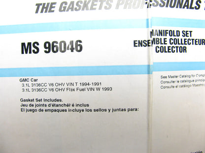 FEL-PRO Intake Manifold Valley Pan Gasket Set  91-94 Buick Chevy Pontiac 3.1L V6