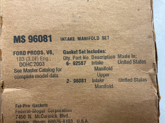 Fel-Pro MS96081 Engine Intake Gasket Set - 2003 Ford Taurus 3.0L DURATEC DOHC
