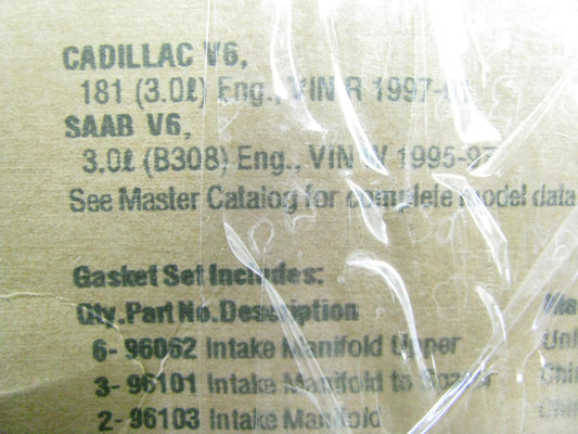 Fel-Pro MS96103 Intake Manifold Gasket Set 95-97 Saab, 97-04 Cadillac 3.0L 3.2L