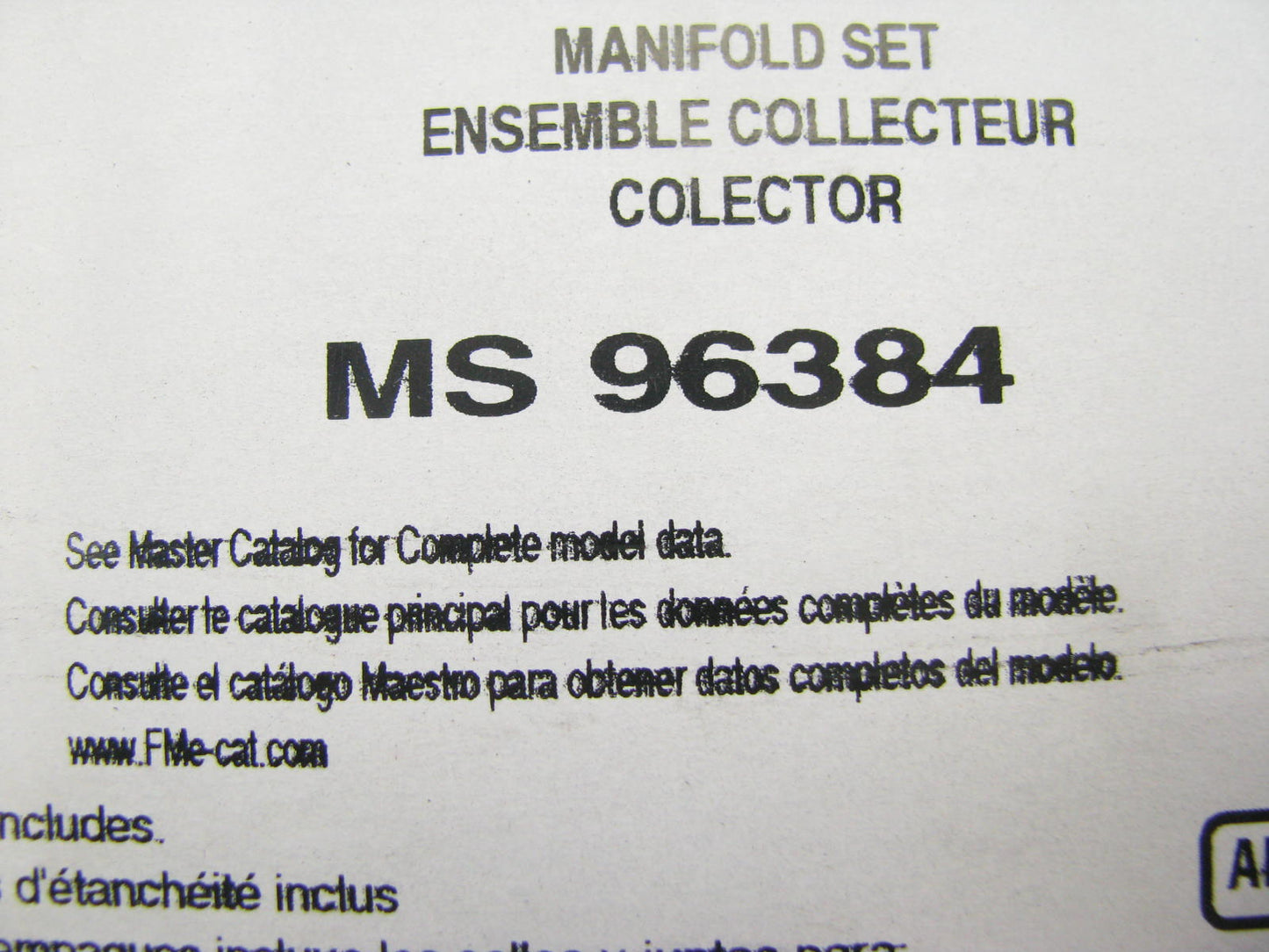 Fel-pro MS96384 Fuel Injection Plenum Gasket Set 01-04 Acura Honda 3.5L V6 SOHC