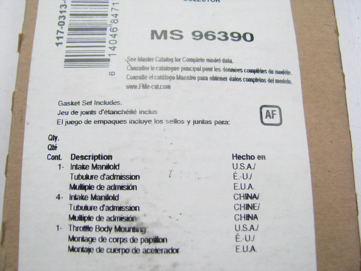 Fel-pro MS96390 Intake Gasket Set For 2001-2003 Honda Civic 1.7L