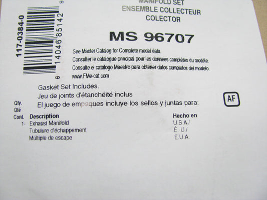 Fel-pro MS96707 Exhaust Manifold Gasket For 2006-2009 Chevrolet GMC 4.2L-L6