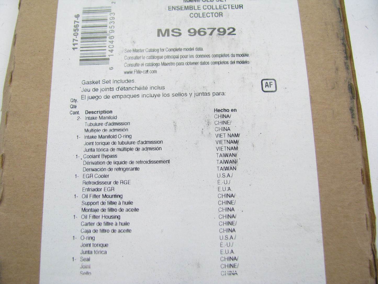 Fel-Pro MS96792 Intake Manifold Gasket Set 2003-10 Ford 6.0L Powerstroke Diesel