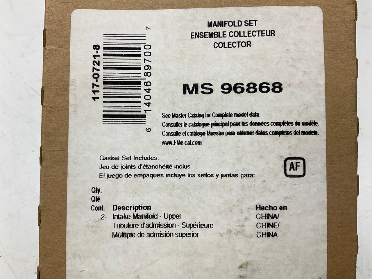 Fel-Pro MS96868 Fuel Injection Plenum Gasket Set 2002-06 Mazda MPV 3.0L V6 SOHC