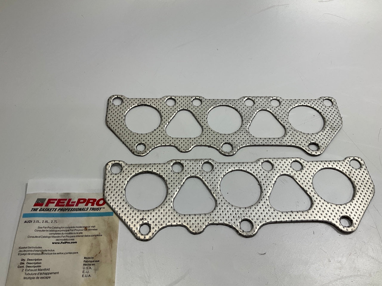 Fel-Pro MS96882 Exhaust Manifold Gasket Set 00-06 VW Audi 2.7L 2.8L 3.0L V6 DOHC