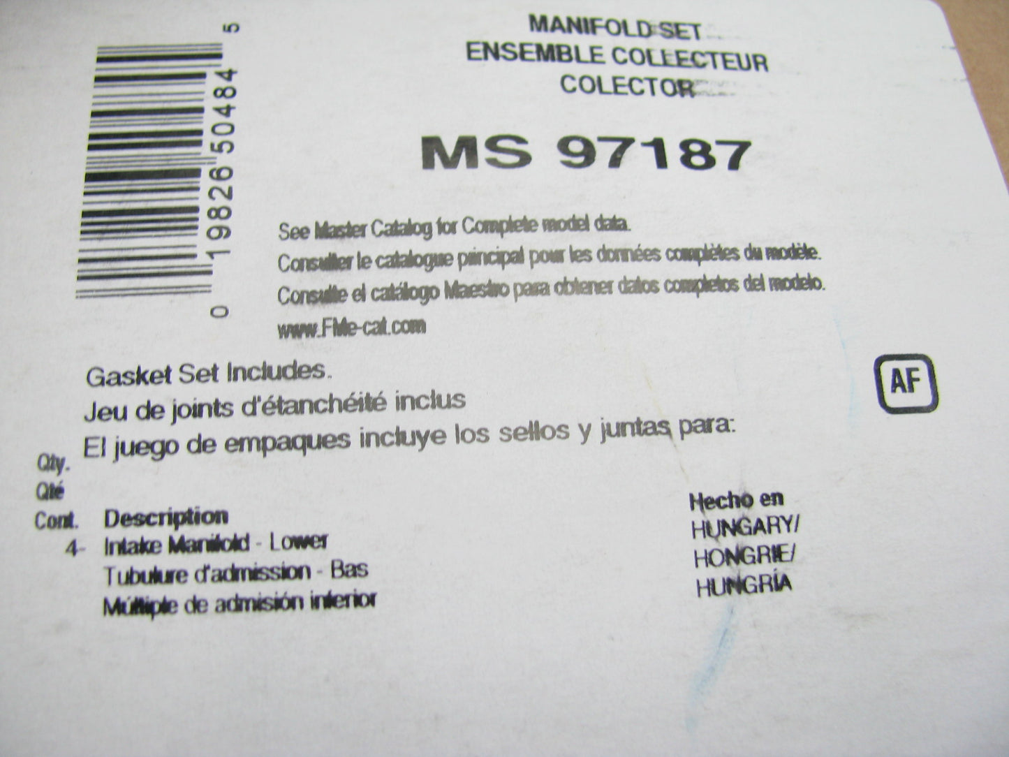 FEL-PRO MS97187 LOWER Intake Manifold Gasket Set 93-03 BMW 3.0 4.0L 4.4L 4.6L V8