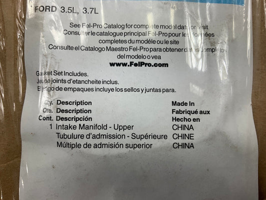 Fel-Pro MS97214 Fuel Injection Plenum Gasket For 2011-2024 Ford 3.5L 3.7L