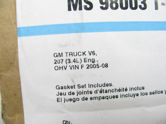 Fel-Pro MS98003T-1 Intake Manifold Gasket Set For 2005-2009 GM 3.4L-V6