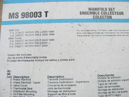 Fel-Pro Perma-Dry-Plus MS98003T Intake Manifold Gasket Set