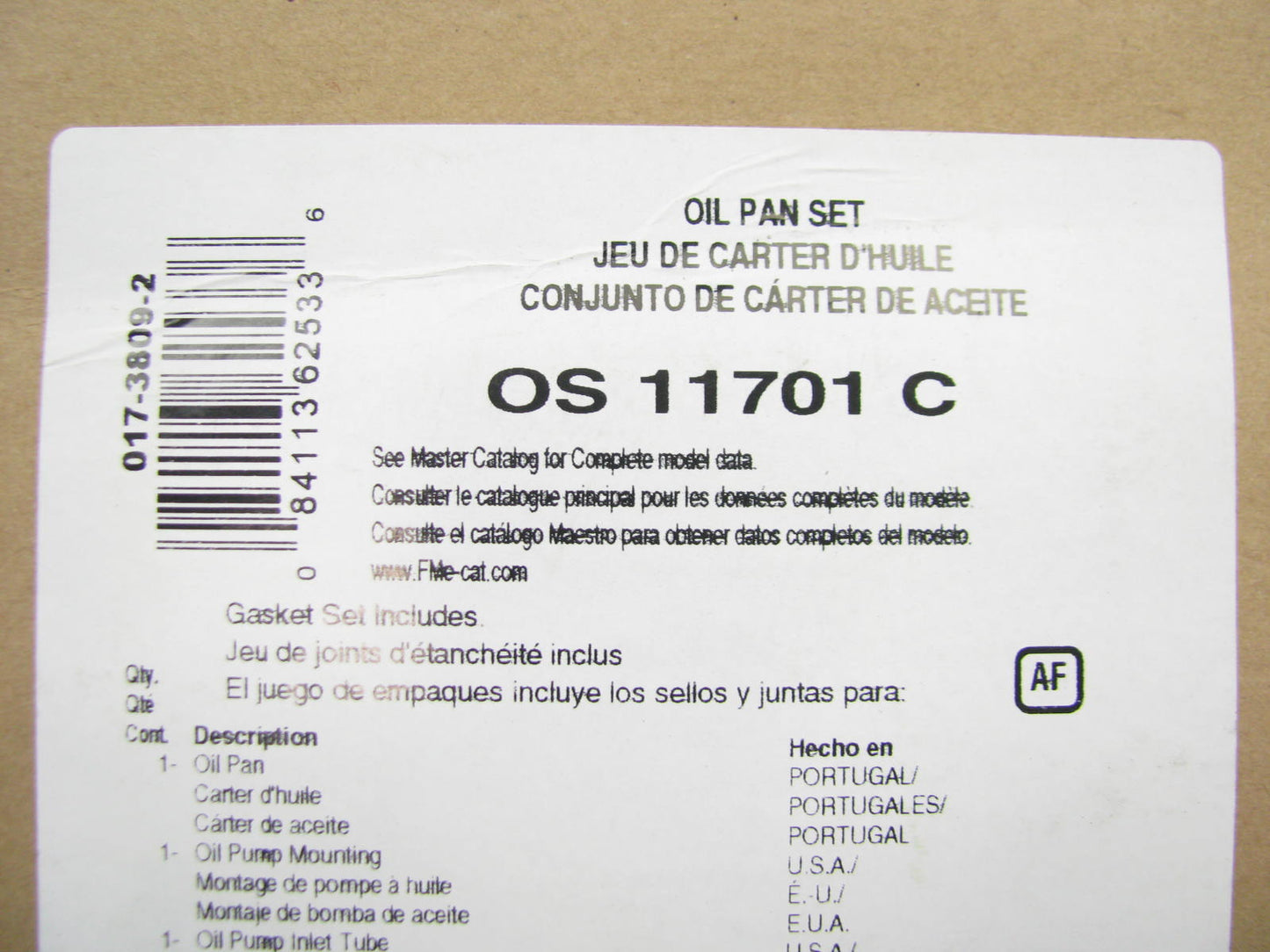 Fel-pro OS10701C-1 Oil Pan Gasket Set