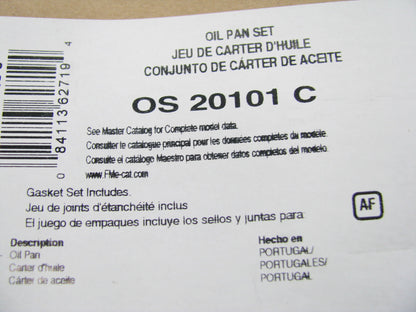 Fel-Pro OS20101C Engine Oil Pan Gasket 1973-98 VW Audi 1.5L 1.6L 1.7L 1.8L 2.0L