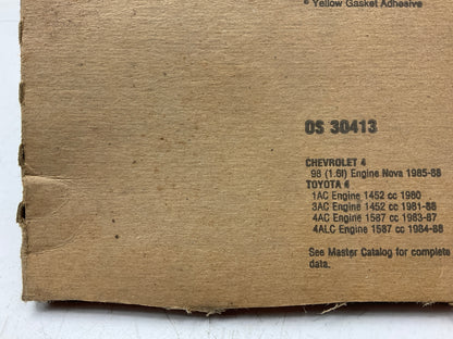 Fel-Pro OS30413 Engine Oil Pan Gasket 1980-88 Toyota 1.5L 1.6L I4 SOHC