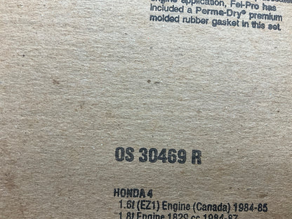 Fel-Pro OS30469R Engine Oil Pan Gasket 1983-89 Honda Accord 1.8L 2.0L I4