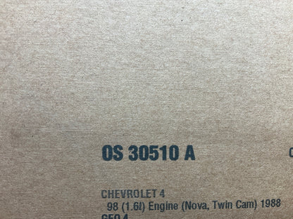 Fel-Pro OS30510A Engine Oil Pan Gasket Set 90-93 Celica, 89-92 Corolla 1.6L DOHC