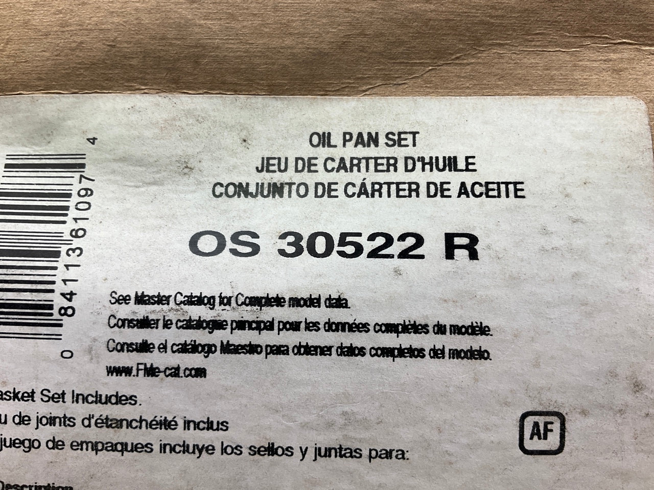 Fel-pro OS30522R Engine Oil Pan Gasket 1985-1995 GM 3.0L 3.8L-V6