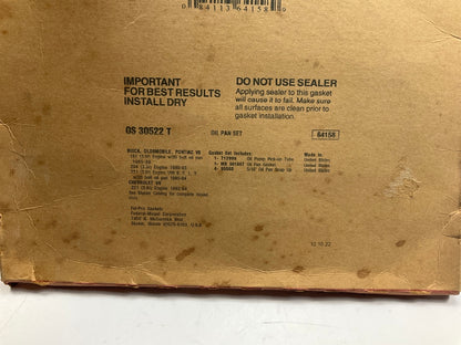 Fel-Pro OS30522T Engine Oil Pan Gasket Set