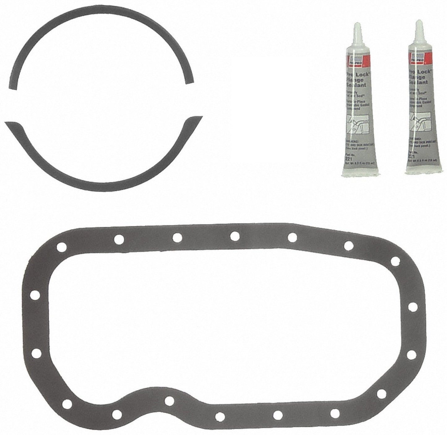 Fel-Pro OS30556A Engine Oil Pan Gasket Set 1986-97 Isuzu 2.3L 2.6L I4 SOHC