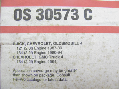Fel-pro OS30573C Engine Oil Pan Gasket - 1987-1992 GM 2.0L 2.2L