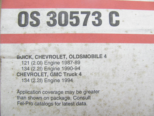 Fel-pro OS30573C Engine Oil Pan Gasket - 1987-1992 GM 2.0L 2.2L