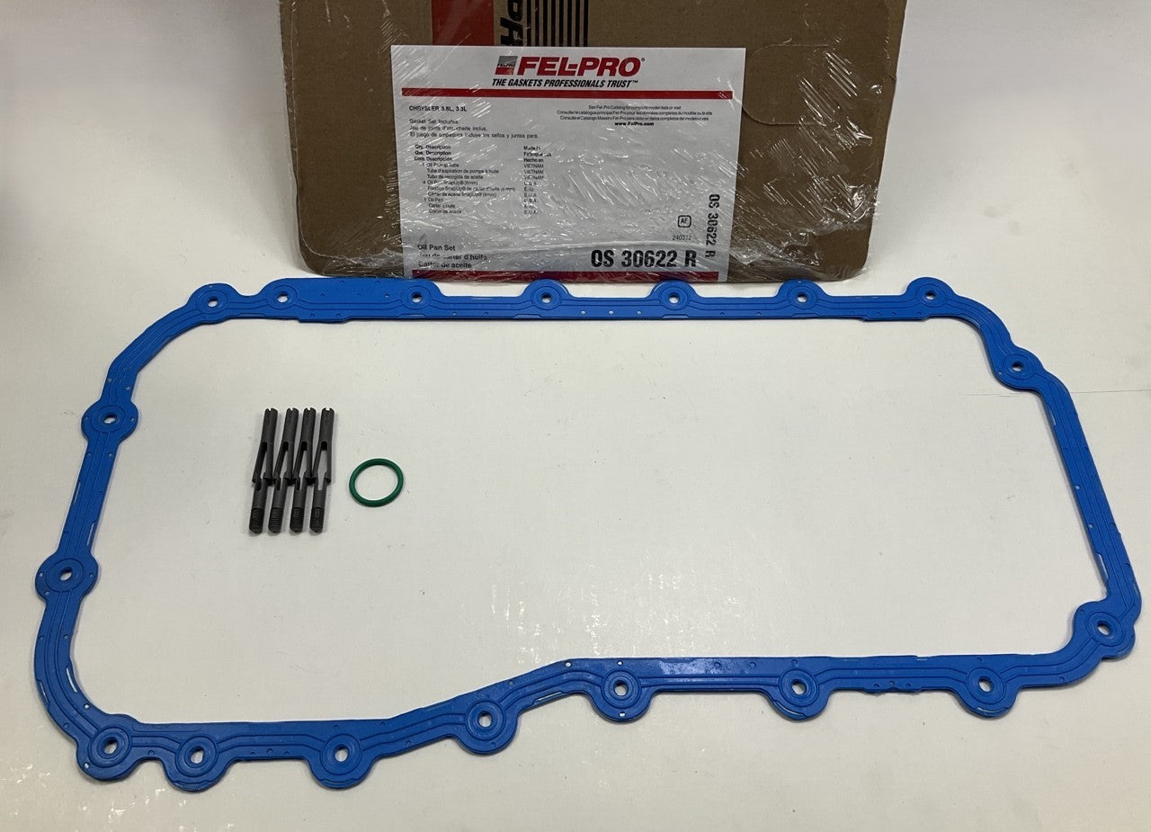 Fel-pro OS30622R Engine Oil Pan Gasket For 1990-2011 Dodge 3.3L 3.8L V6