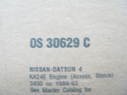 Fel-pro OS30629C Engine Oil Pan Gasket Set For 90-92 Nissan Stanza, Axxess 2.4L