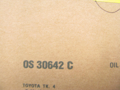 Fel-pro OS30642C Engine Oil Pan Gasket For 1991-2004 Toyota 2.4L 2.7L