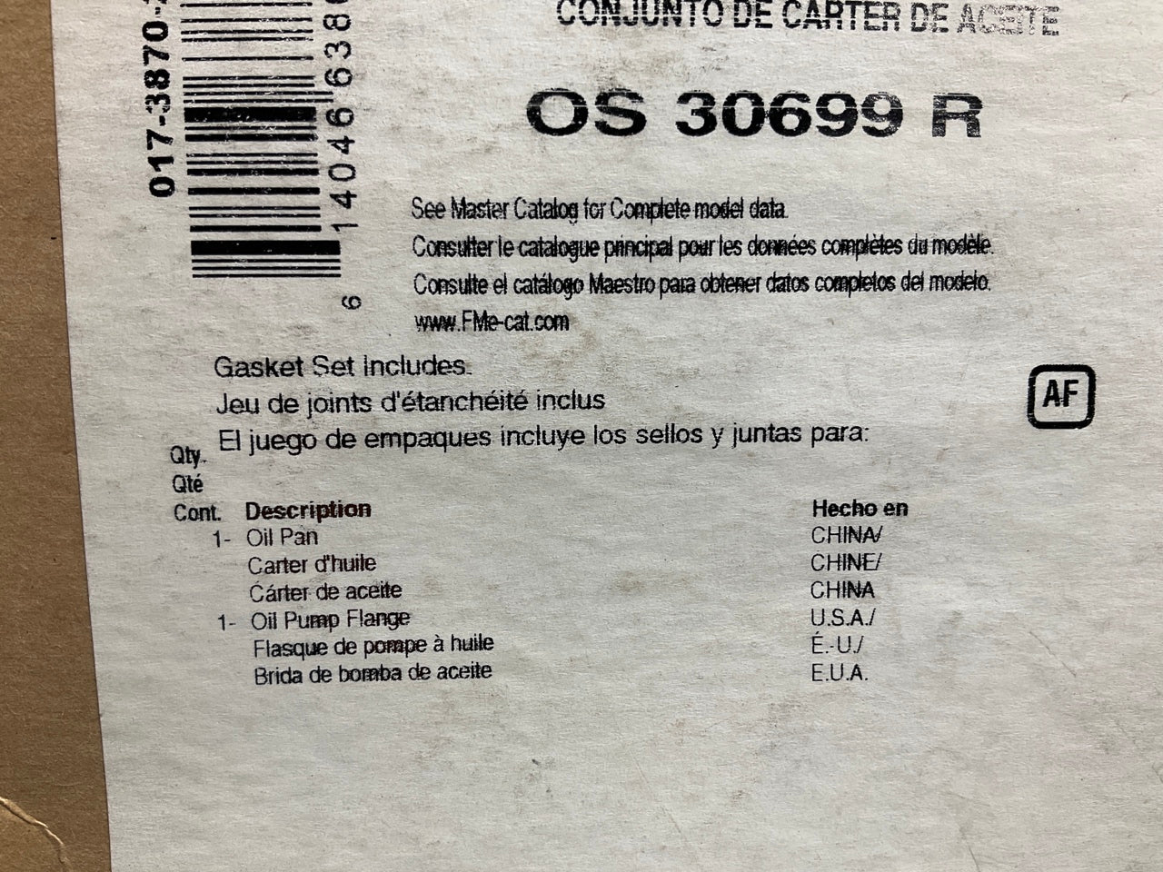 Fel-pro PermaDry OS30699R Engine Oil Pan Gasket Set For 2000-05 GM 3.8L