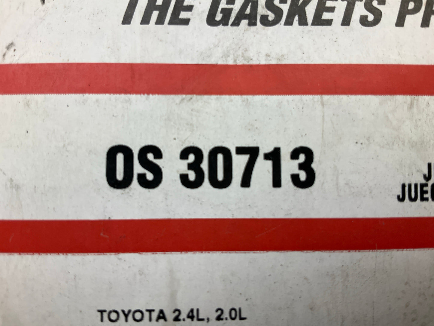 Fel-pro OS30713 Engine Oil Pan Gasket Set - 2001-2012 Toyota Scion 2.0L 2.4L